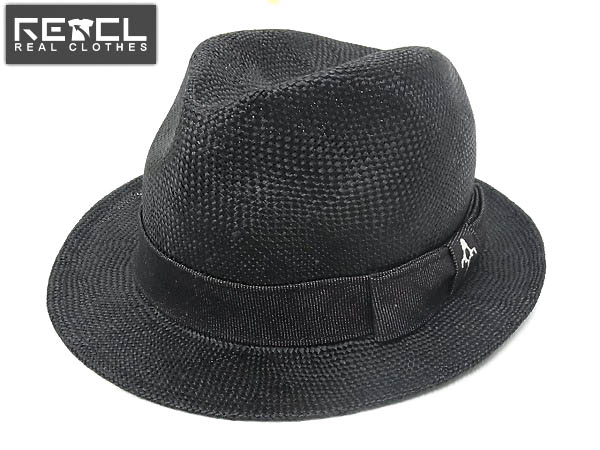 実際に弊社で買取させて頂いたBACKBONE/バックボーン 13SS PANDAN GRASS HAT/パナマハット/黒