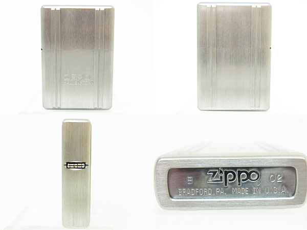 実際に弊社で買取させて頂いたzippo/ジッポー×ゼロハリバートン 限定品 コラボライター02年製の画像 1枚目