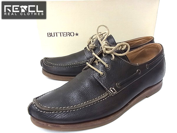 実際に弊社で買取させて頂いたButtero/ブッテロ モカシントゥ/シューズ ブラウン D362/42