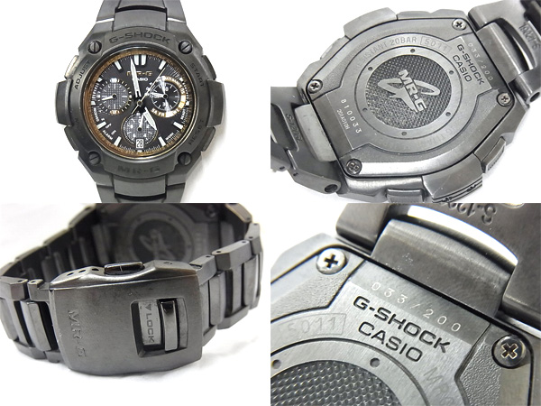 実際に弊社で買取させて頂いた【定価50万↑】G-SHOCK MR-G 25周年記念 ソーラーMRG-8000G-1AJFの画像 1枚目