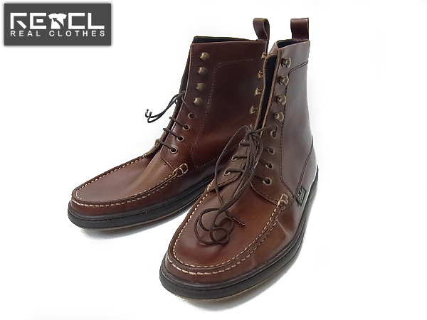 実際に弊社で買取させて頂いたParaboot/パラブーツ レースアップブーツ/モカシントゥ 茶系 8