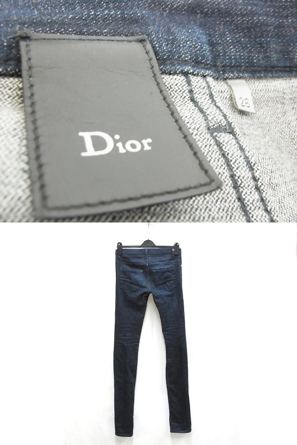 実際に弊社で買取させて頂いたDior/ディオールオム スキニーデニムパンツ　8E3111730708青26の画像 1枚目