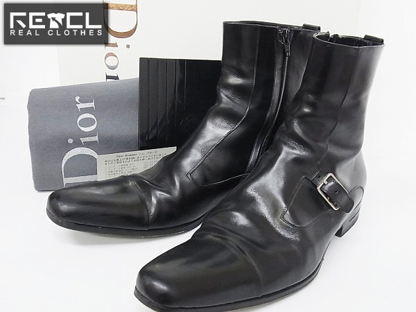 実際に弊社で買取させて頂いたDior Homme/ディオールオム　サイドジップブーツ VEAC3475/43