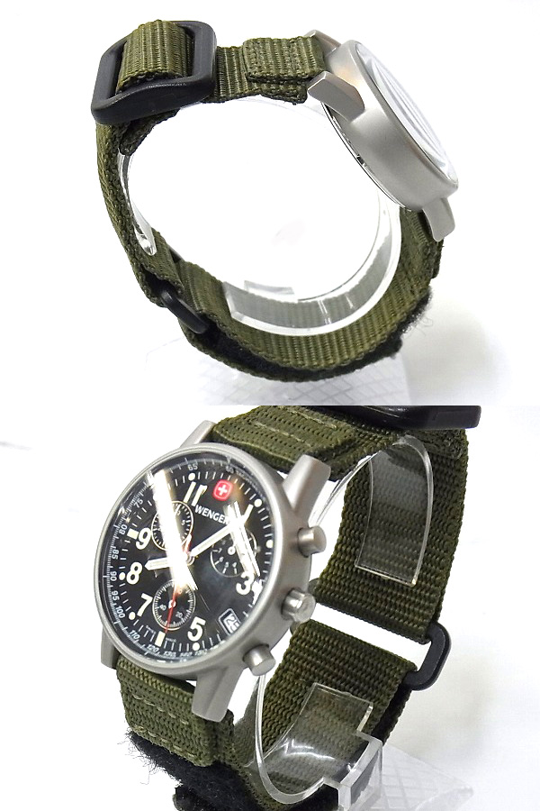 WENGER/ウェンガー 7072X クロノグラフ ナイロン/革ベルト 時計の買取実績 ブランド買取専門店リアクロ