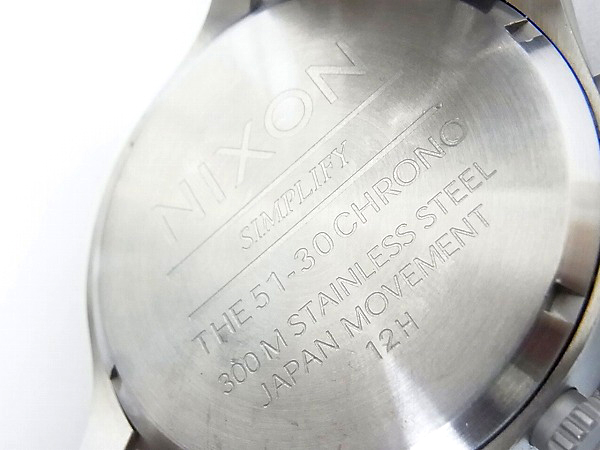 実際に弊社で買取させて頂いたNIXON/ニクソン 51-30 CHRONO A083000 クロノグラフ 腕時計の画像 1枚目