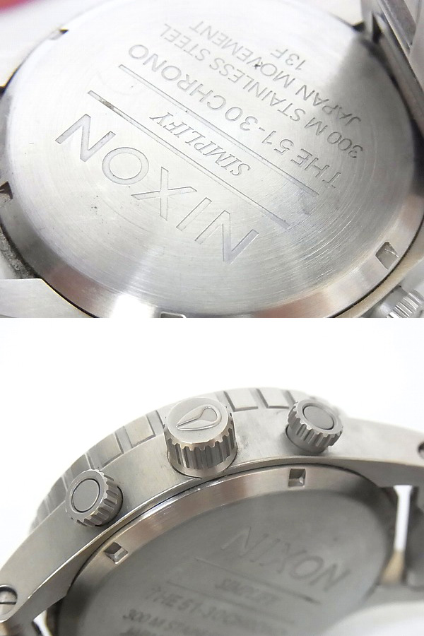 実際に弊社で買取させて頂いたNIXON/ニクソン 51-30 CHRONO/クロノグラフ腕時計 A083-307の画像 1枚目