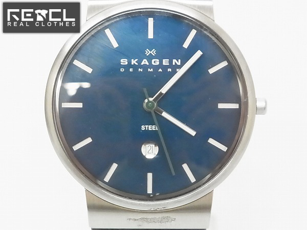 実際に弊社で買取させて頂いたSKAGEN/スカーゲン SKW6061 TiCTAC別注 クオーツ式 腕時計 