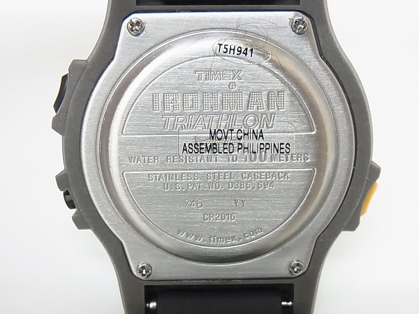 実際に弊社で買取させて頂いたTIMEX/タイメックス 復刻アイアンマン トライアスロン 8ラップの画像 2枚目