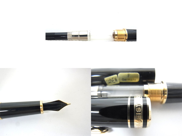 実際に弊社で買取させて頂いたMONTBLANC/モンブラン MEISTERSTUCK/144/万年筆/ペン先14K 黒の画像 2枚目