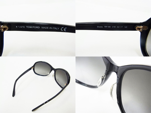 tom ford/トムフォード サングラス SHEILA/シェイラ 01B TF186の買取