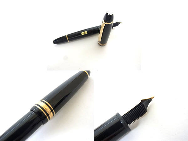 実際に弊社で買取させて頂いたMONTBLANC/モンブラン MEISTERSTUCK/ペン先14K 万年筆/筆記 黒の画像 2枚目