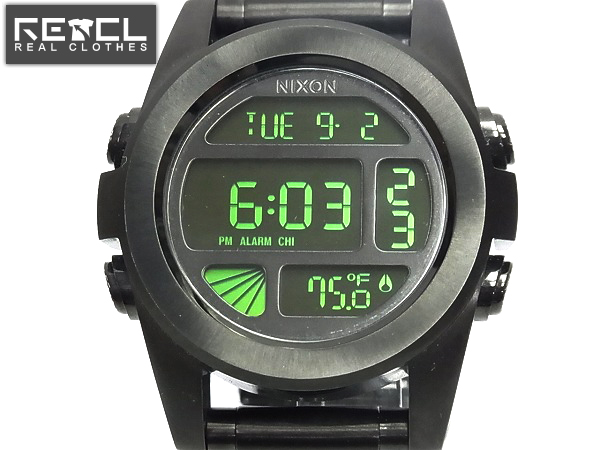 実際に弊社で買取させて頂いたNIXON/ニクソン THE UNIT SS/ユニット/A360-032 ブラック腕時計