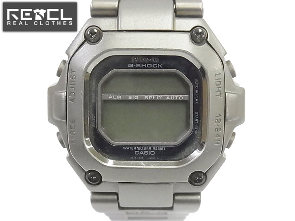 実際に弊社で買取させて頂いたG-SHOCK/Gショック MR-G チタン シルバー デジタル/MRG-110TZ-3