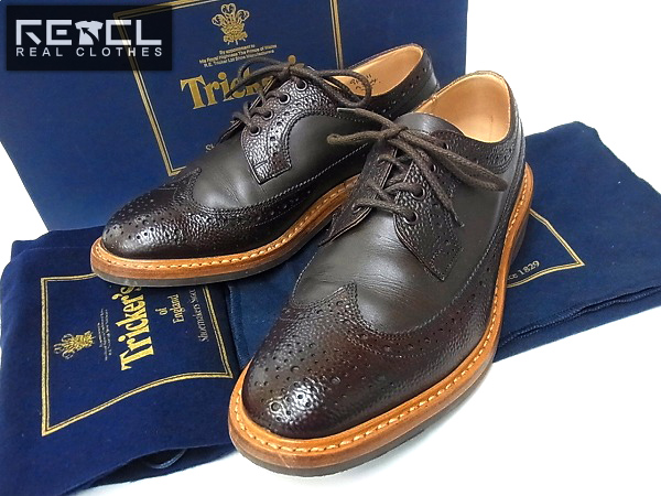 実際に弊社で買取させて頂いたTricker's/トリッカーズ　ロングウィングチップシューズ M5164/7