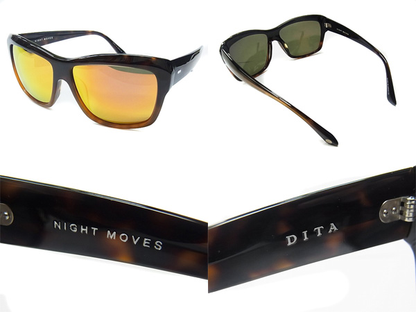 実際に弊社で買取させて頂いた【未使用】DITA/ディータ NIGHT MOVES 15005B ミラーサングラスの画像 1枚目