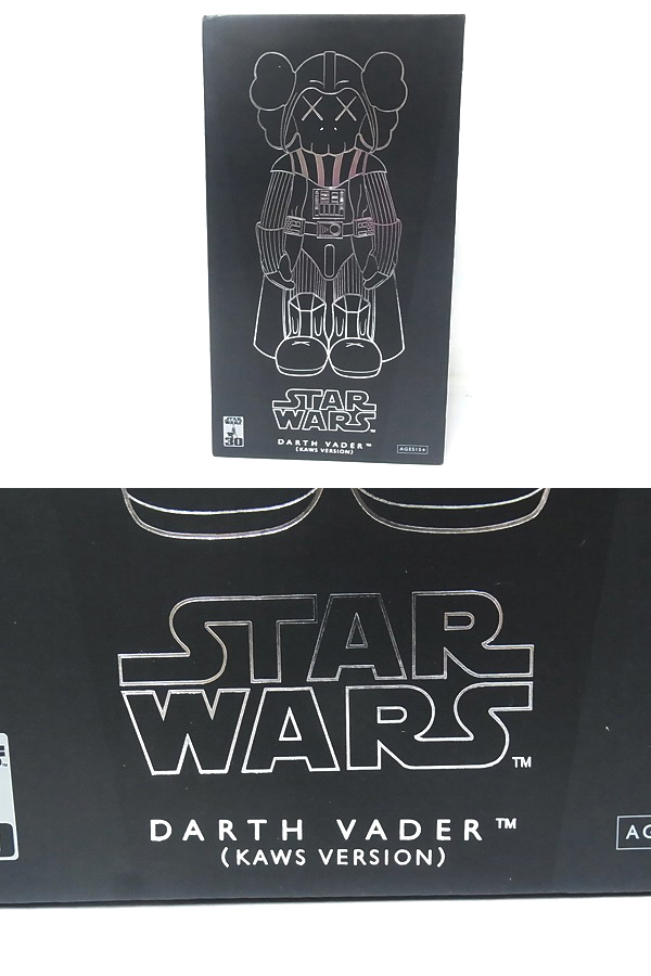 実際に弊社で買取させて頂いた【未開封】OriginalFake×STAR WARS DARTH VADER KAWS/カウズの画像 1枚目