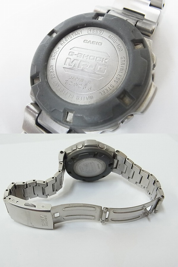 実際に弊社で買取させて頂いたG-SHOCK/Gショック MR-G フルメタル スクリューバック MRG-100-1の画像 2枚目