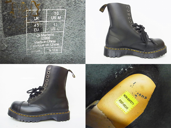 Dr 印象深かっ Martens 10ホール UK9 ドクターマーチン 売買されたオークション情報 落札价格 【au  payマーケット】の商品情報をアーカイブ公開