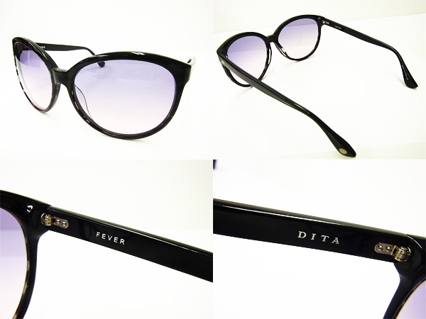 実際に弊社で買取させて頂いた【未使用】DITA/ディータ FEVER 15004A サングラス/黒×紫の画像 1枚目