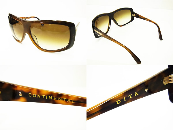 実際に弊社で買取させて頂いた【未使用】DITA/ディータ COTINENTAL 16002B デミサングラス/茶の画像 1枚目