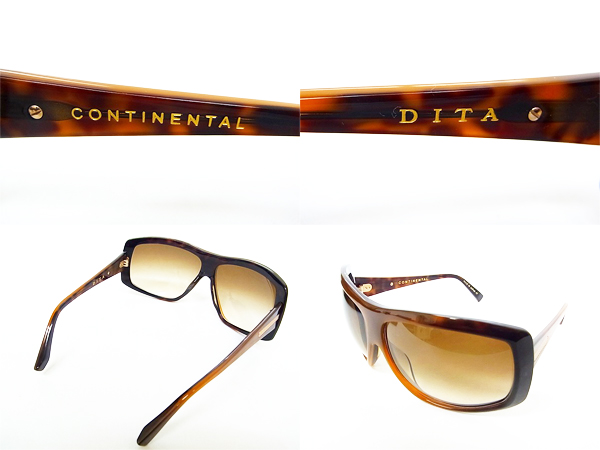 実際に弊社で買取させて頂いた【未使用】DITA/ディータ COTINENTAL 16002B サングラス/茶の画像 1枚目