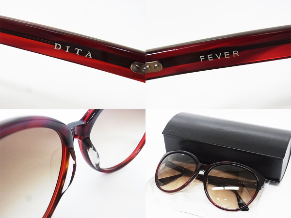 実際に弊社で買取させて頂いた【未使用】DITA/ディータ FEVER/フィーバー 15004Cサングラス/茶の画像 2枚目