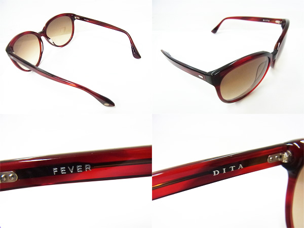 実際に弊社で買取させて頂いた【未使用】DITA/ディータ FEVER/フィーバー 15004Cサングラス/茶の画像 1枚目