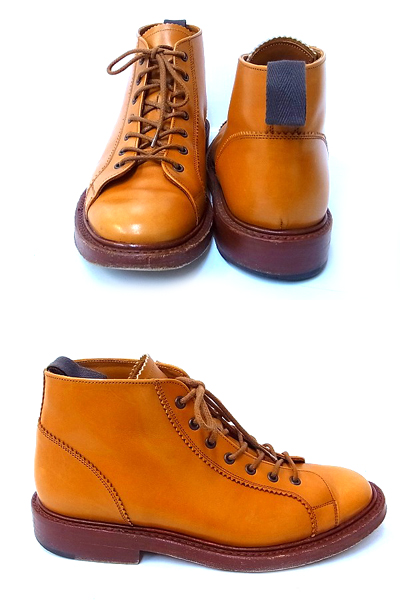 実際に弊社で買取させて頂いたTRICKER'S/トリッカーズ ワーク/モンキーブーツ/革靴 茶 8.5の画像 1枚目