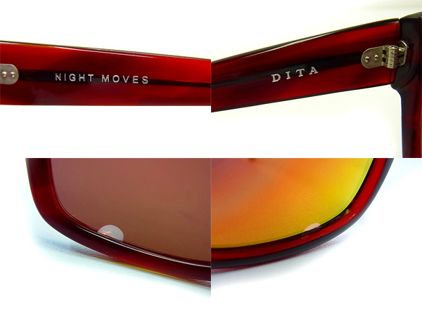 実際に弊社で買取させて頂いたDITA/ディータ NIGHT MOVES 15005C サングラス ミラーレンズ 赤の画像 2枚目