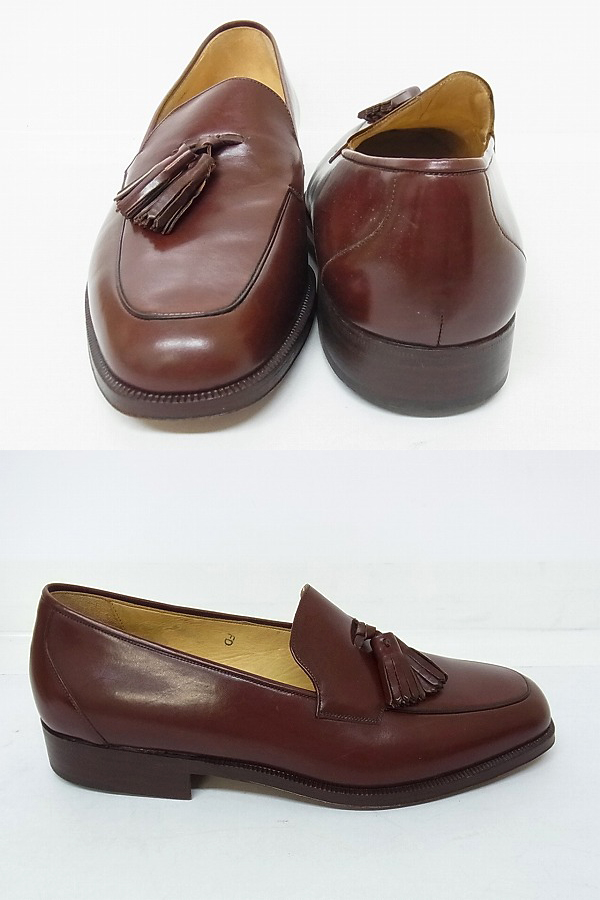 実際に弊社で買取させて頂いたCOLE HAAN/コールハーン タッセルローファー/革靴 レザー 茶7の画像 1枚目