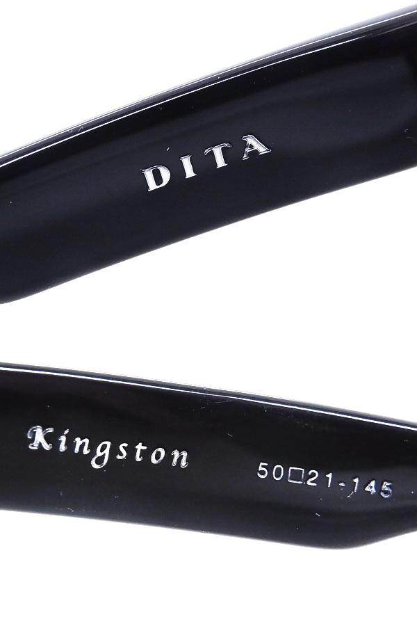 実際に弊社で買取させて頂いた【未使用】DITA/ディータKINGSTON 2006D 黒縁/セル眼鏡フレームの画像 2枚目