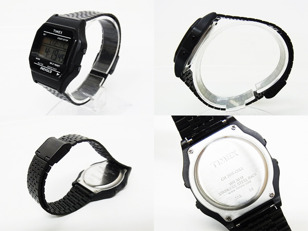 実際に弊社で買取させて頂いたTIMEX/タイメックス T92270 日本限定 クォーツ デジタル腕時計/黒の画像 1枚目