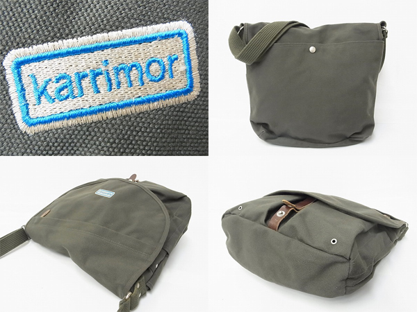 実際に弊社で買取させて頂いたKARRIMOR/カリマー ショルダー/カメラバッグ カーキグリーンの画像 1枚目