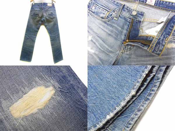 実際に弊社で買取させて頂いたAG JEANS/エージージーンズ タンバリン/デニム17年リペア加工28の画像 1枚目