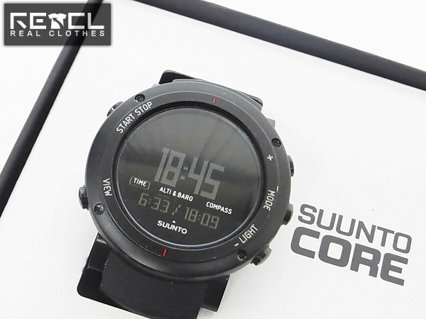 実際に弊社で買取させて頂いたsuunto/スント core/コア ディープブラック/ss018734000 海外 