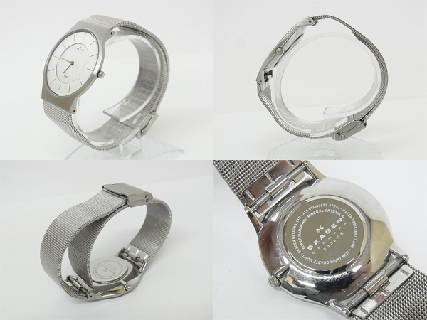 実際に弊社で買取させて頂いたSKAGEN/スカーゲン ウルトラスリム メッシュ/クォーツ 233LSSBの画像 1枚目