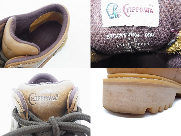 実際に弊社で買取させて頂いたCHIPPEWA/チペワ オックスフォードシューズ 93004 080E/8Eの画像 2枚目