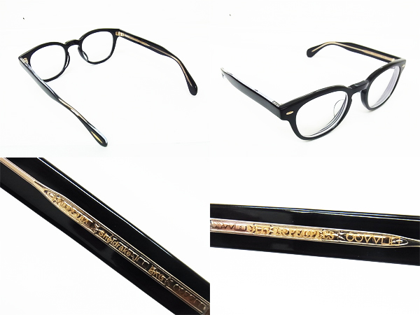 実際に弊社で買取させて頂いたOLIVER PEOPLES/オリバーピープルズ SHELDRAKE-J 黒縁メガネの画像 1枚目