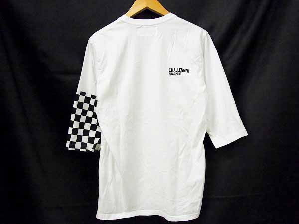 実際に弊社で買取させて頂いたチャレンジャー×フラグメント 12SS Q/T CHECKER TEE/Tシャツ Lの画像 1枚目