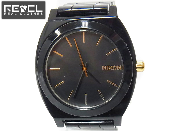 実際に弊社で買取させて頂いたNIXON/ニクソン MORE IS MORE アナログ腕時計 ブラック