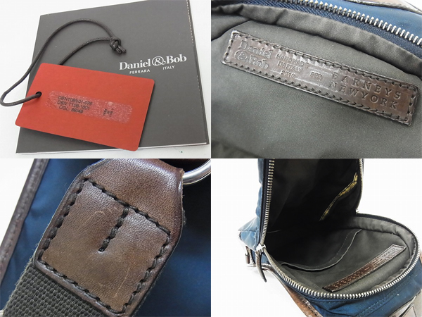 実際に弊社で買取させて頂いたDANIEL&BOB×BARNEYS NEW YORK別注3WAYコンビレザーボディバッグの画像 2枚目