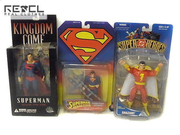 実際に弊社で買取させて頂いた[処分]Kenner/Hasbro/DC DIRECT スーパーマンフィギュア 3点