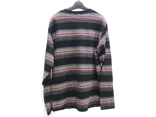 実際に弊社で買取させて頂いたチャレンジャー13SS L/S NATIVE BORDER TEEネイティブTシャツ Lの画像 1枚目