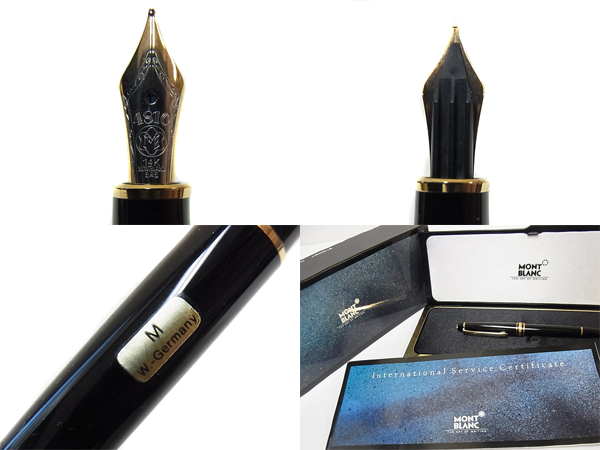 実際に弊社で買取させて頂いたMONTBLANC/モンブラン マイスターシュテュック 14K 585/M万年筆の画像 2枚目