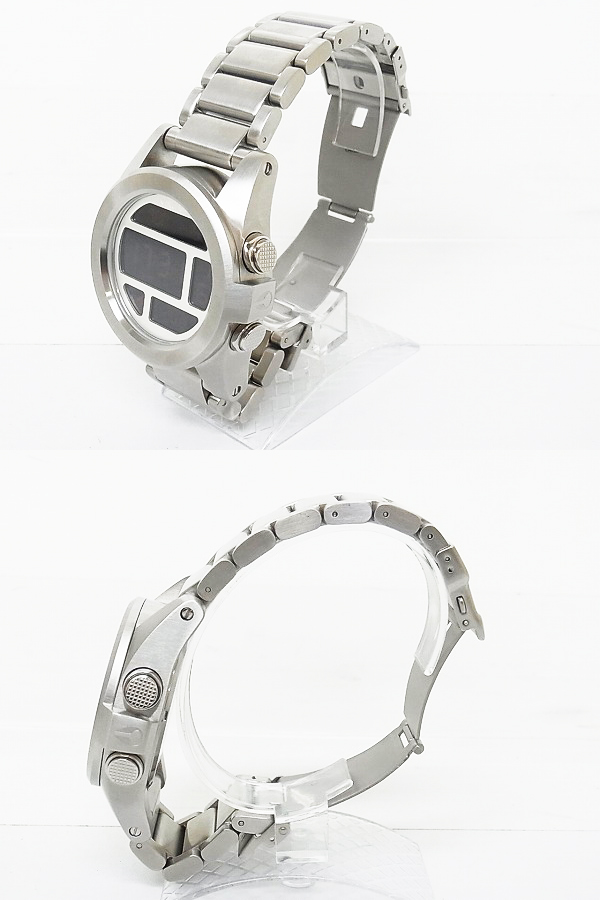 実際に弊社で買取させて頂いたNIXON/ニクソン THE UNIT/ユニット SS シルバー/A3601263の画像 1枚目