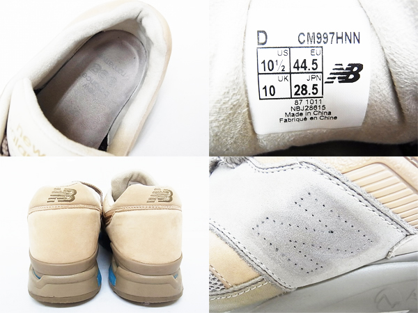 実際に弊社で買取させて頂いたnew balance×nonnative CM997HNN ノンネイティブ別注/28.5Dの画像 2枚目