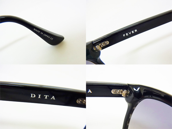 実際に弊社で買取させて頂いた【未使用】DITA/ディータ FEVER/フィーバー15004Aサングラス/黒の画像 2枚目