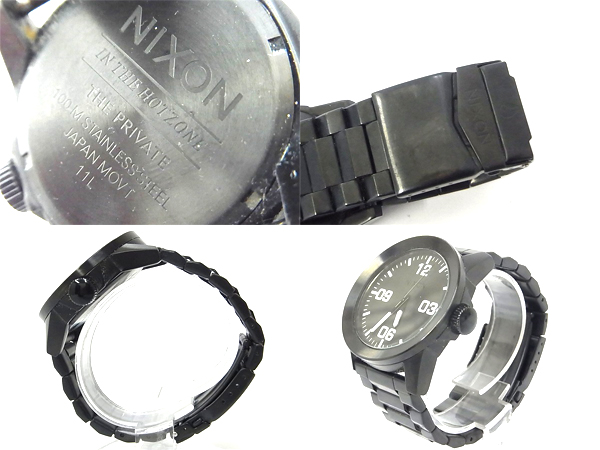 実際に弊社で買取させて頂いたNIXON/ニクソン PRIVATE SS/プライベート 腕時計 黒 A276001の画像 1枚目