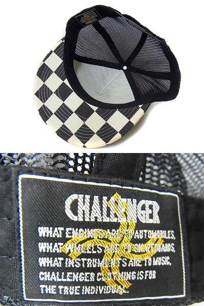 実際に弊社で買取させて頂いたチャレンジャー12SS CHECKER MESH CAP/ボーンCメッシュキャップの画像 2枚目