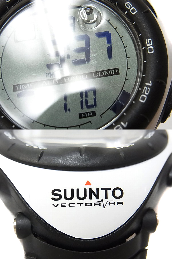 実際に弊社で買取させて頂いたSUUNTO/スント VECTOR HR/ベクター ホワイト/SS015300000の画像 2枚目